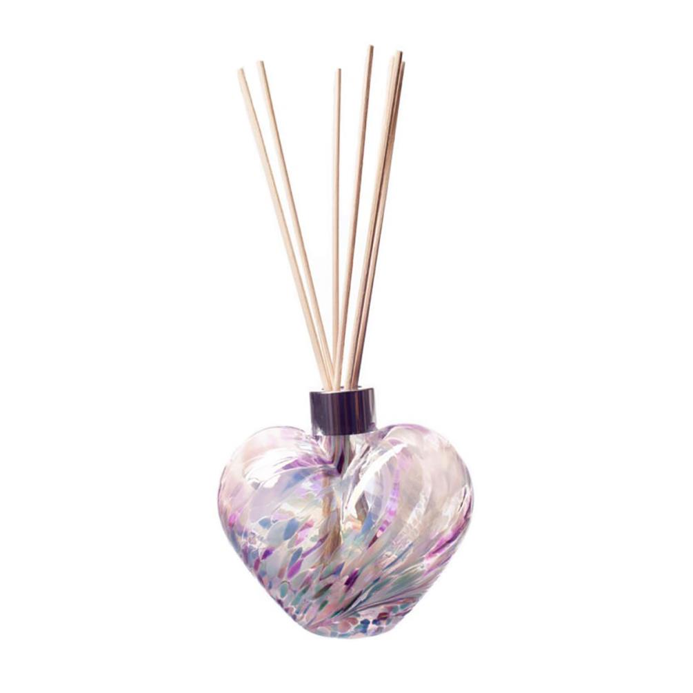 Amelia Art Glass Pink & Blue Heart Reed Diffuser £15.74